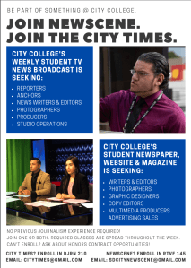 RTVF/DJRN recruitment flyer