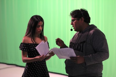 Newscene students learning